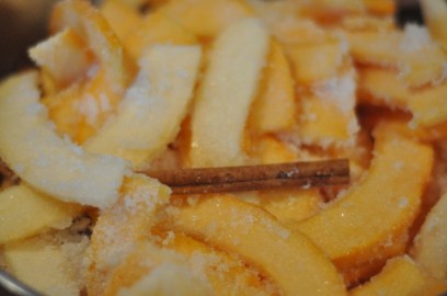 Sliced Pumpkin with Sugar