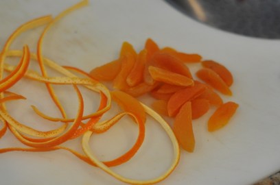 Orange Ribbons and Apricot Slices